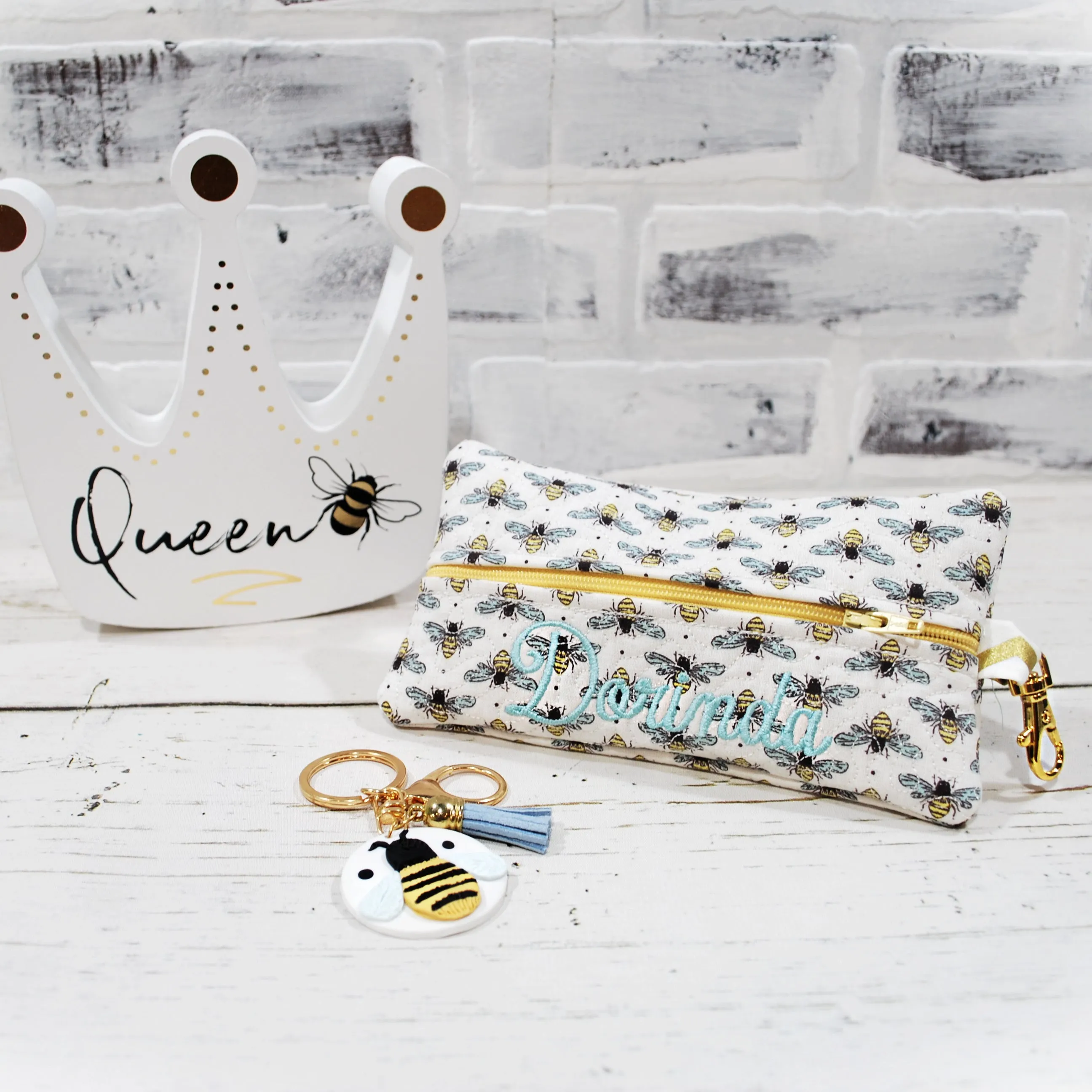 Bee Personalized Quilted Case