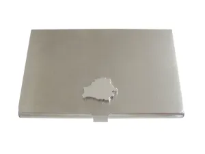 Belarus Map Shape Business Card Holder