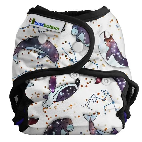 Best Bottom One Size Cloth Diaper Shell - Hook and Loop