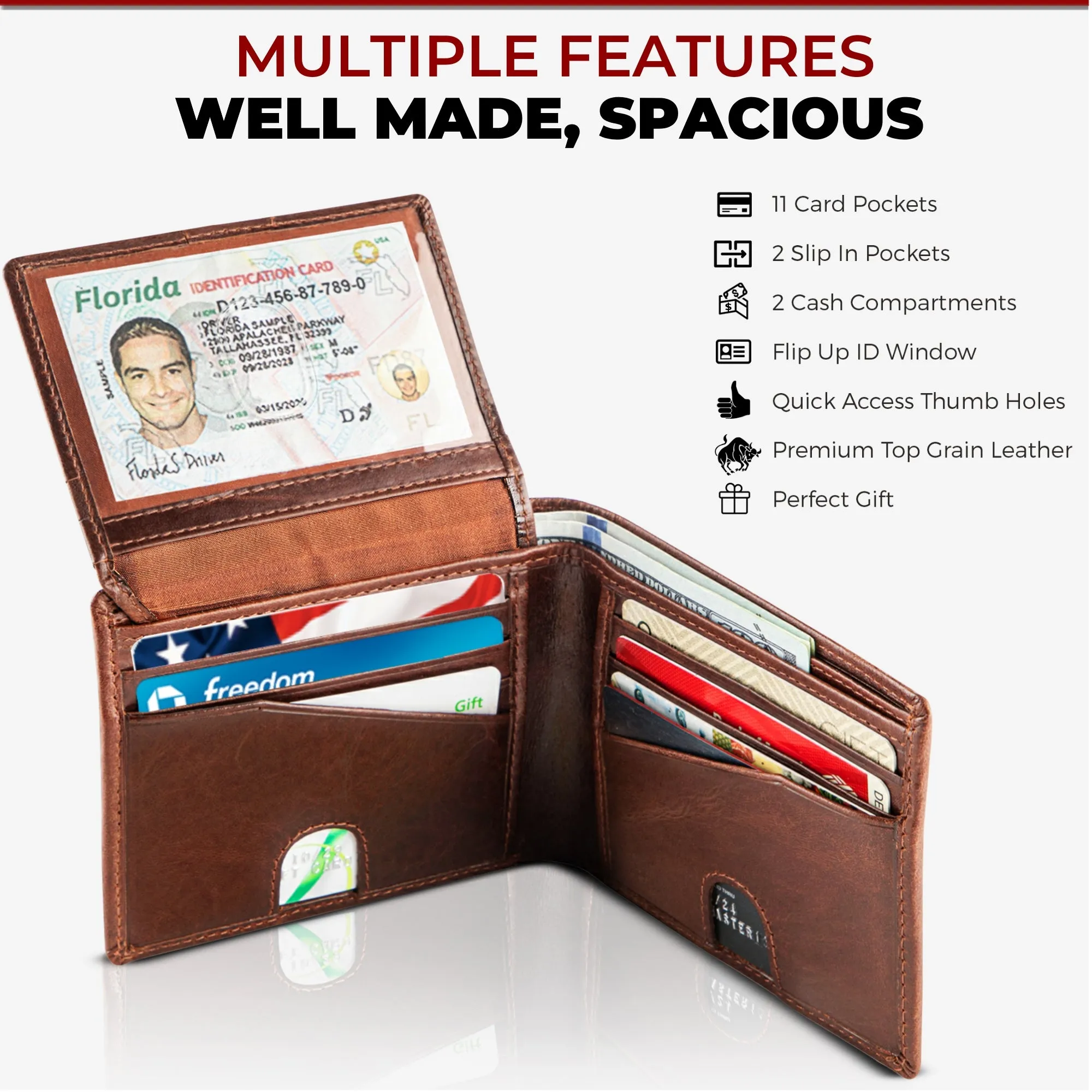 Bifold with Flip Up ID