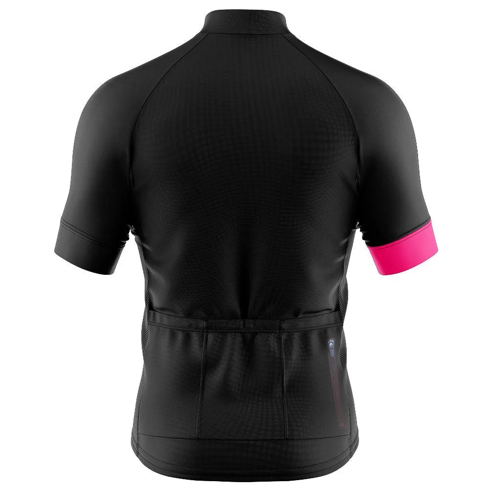 Big and Tall Mens Bezzie Black Cycling Jersey