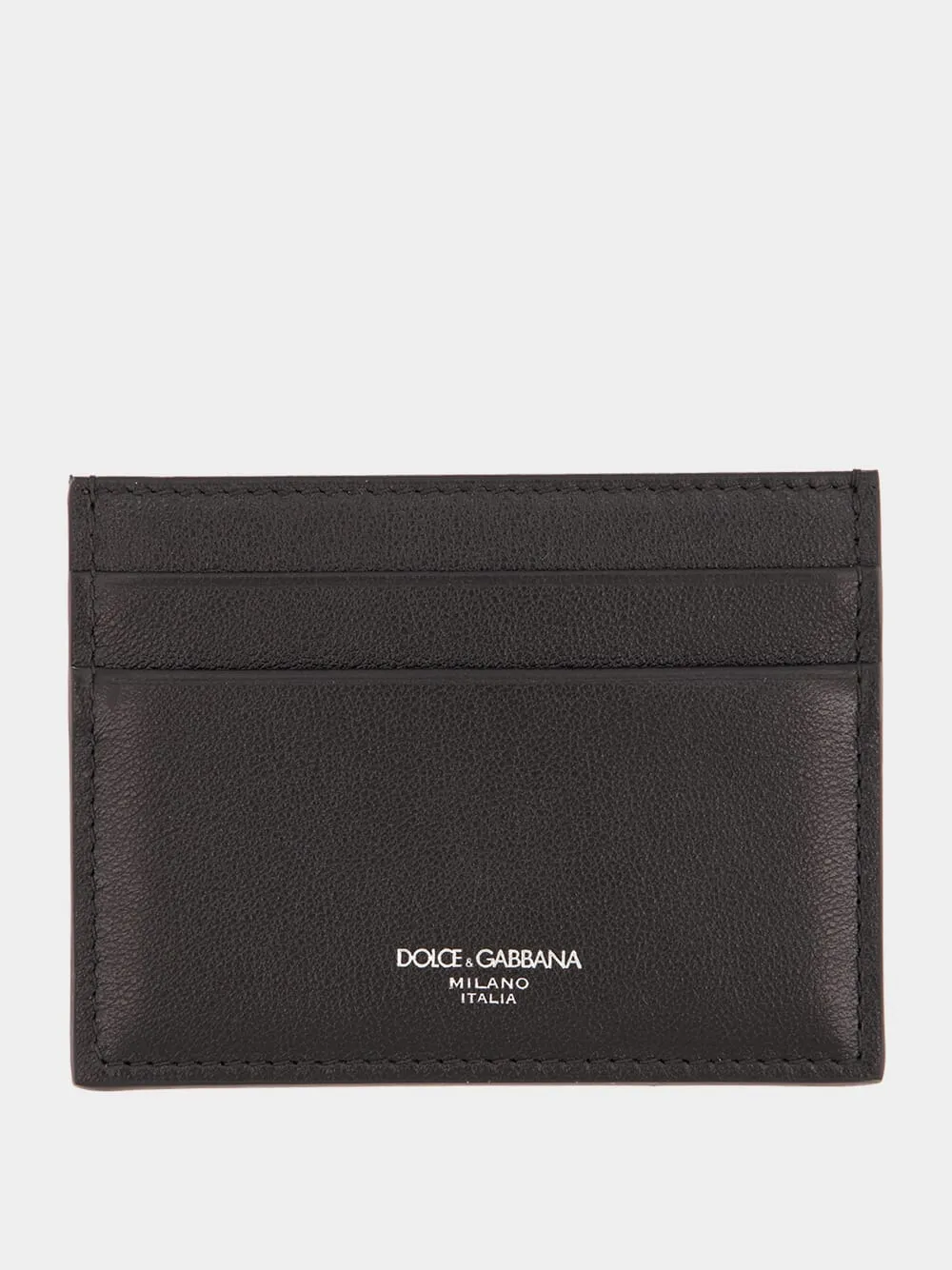 Black Calfskin Card Holder