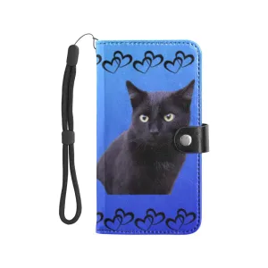 Black Cat Phone Case Wallet