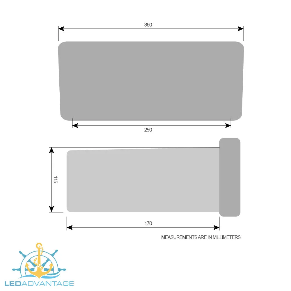 Black Glove Box & 2 Moulded Recessed Drink Holders (Standard)