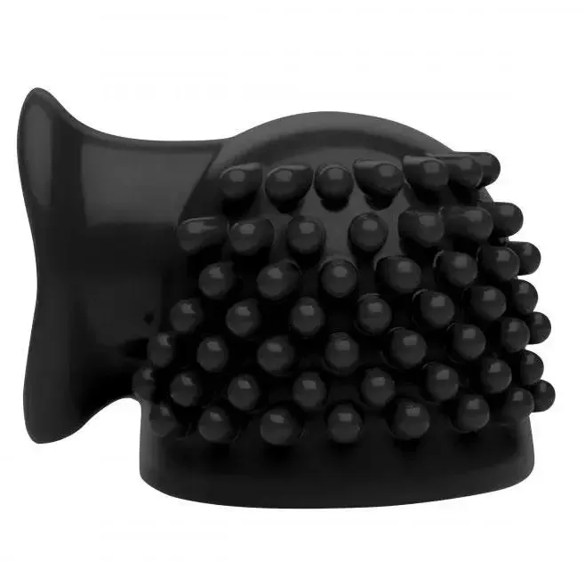 Black Silicone 3-in-1 Textured Wand Attachment for Her