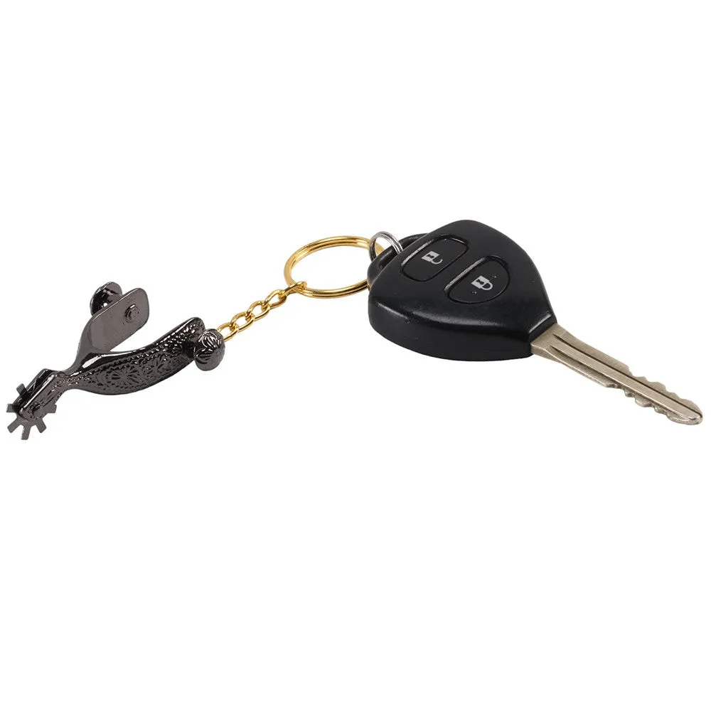 Black Spur Key Ring