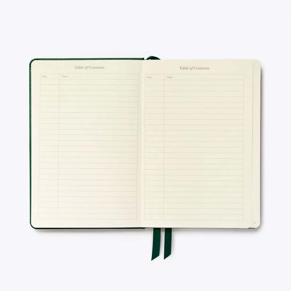 Blank Hardcover Elastic Journal - A5