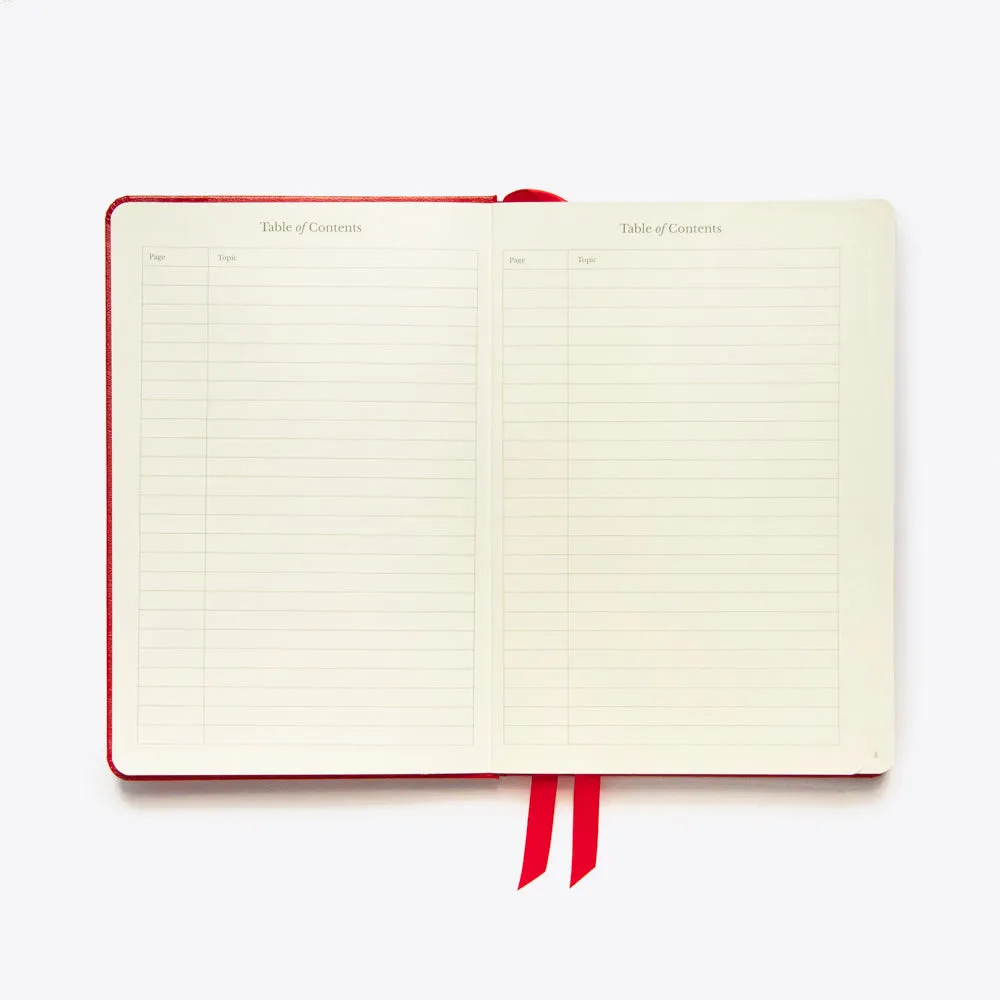 Blank Hardcover Elastic Journal - A5