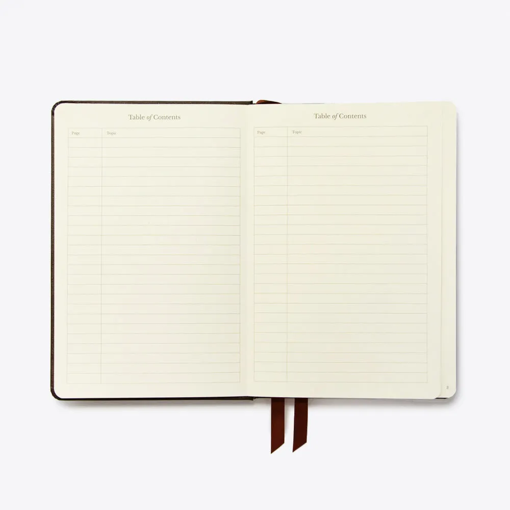 Blank Hardcover Elastic Journal - A5