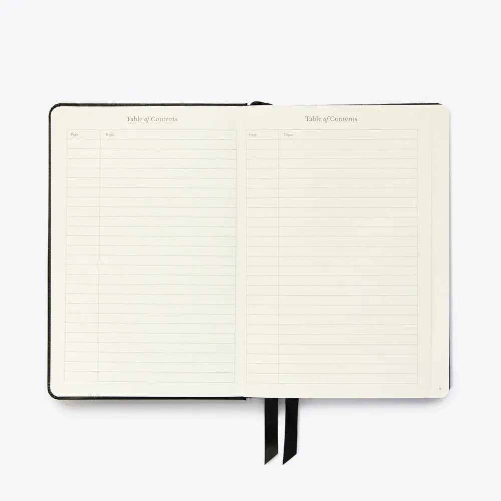 Blank Hardcover Elastic Journal - A5