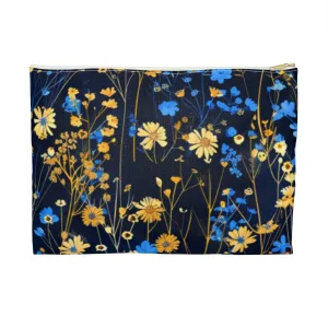 Blue and Gold WF Accessory Pouch