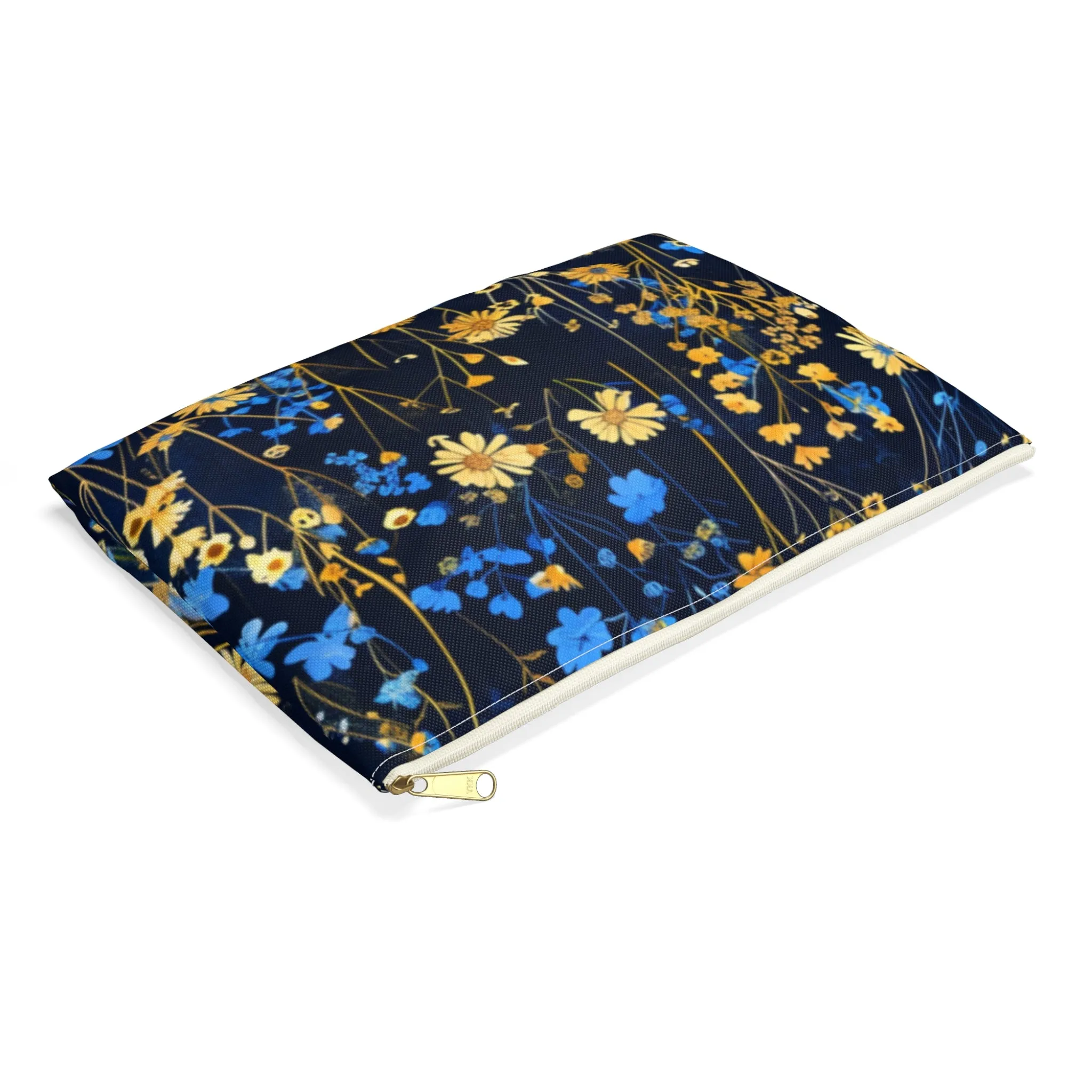 Blue and Gold WF Accessory Pouch