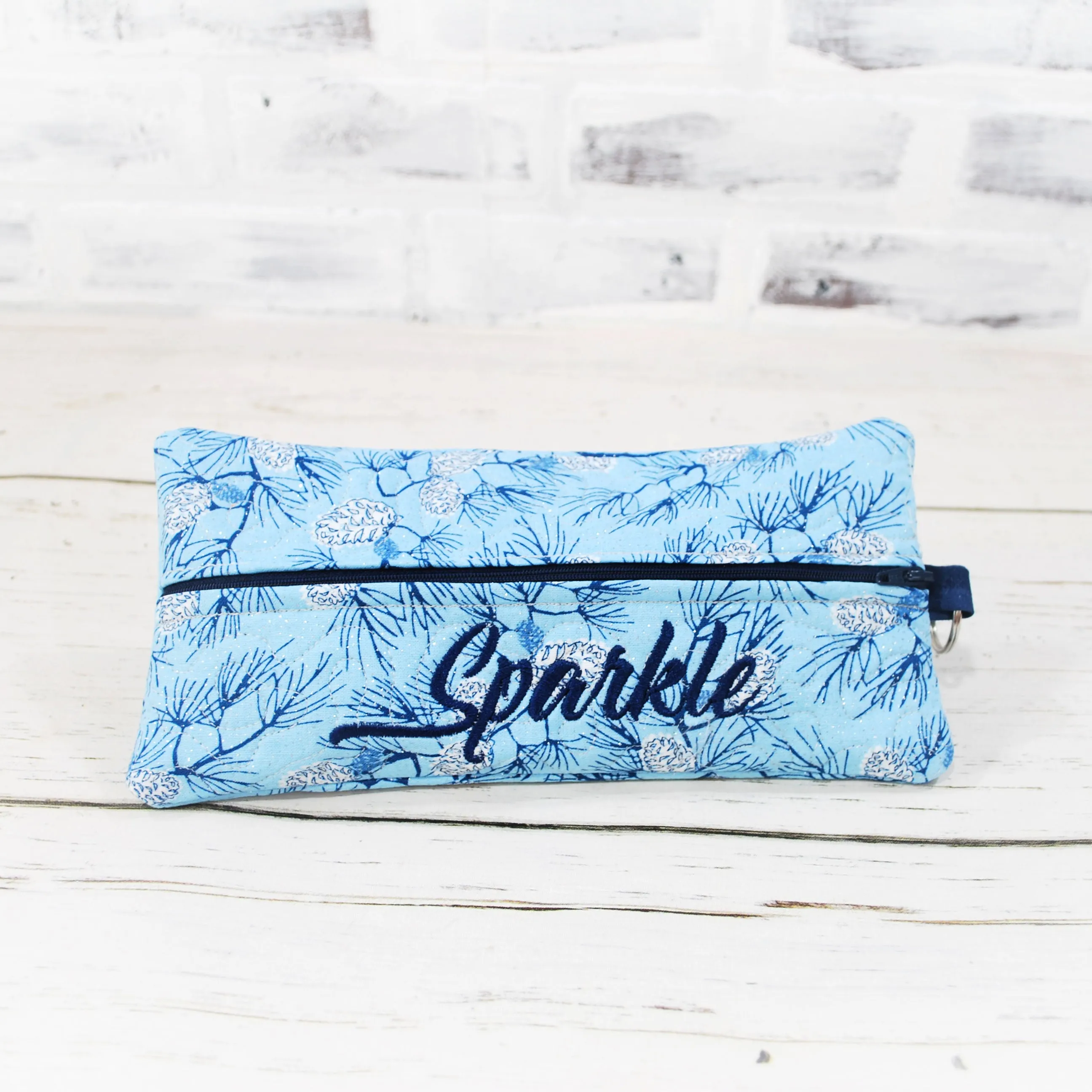 Blue Pines Personalized Quilted Case