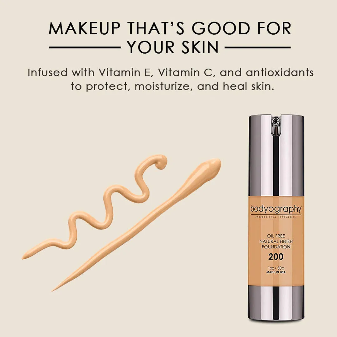 Bodyography Natural Finish Foundation #200 Med/Dark