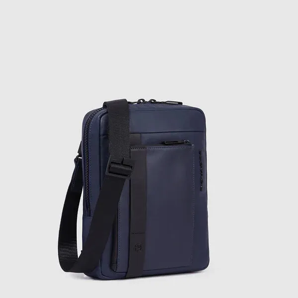 Borsello da Uomo Piccolo Piquadro in Pelle Porta Ipad®Mini Blu