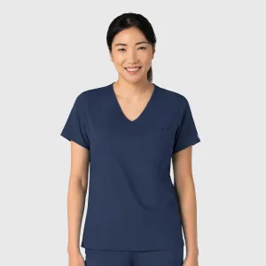 Boundless 6151 Tuck-In Scrub Top Navy