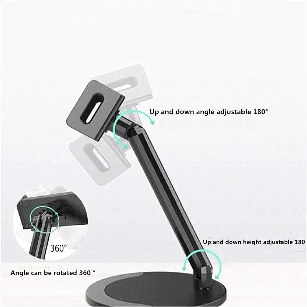 Bracket For Switch/Mobile Phone/Tablet 360ø Rotatable Adjustment Holder Universal Multi-function Bracket black