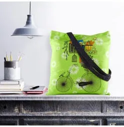 Brain Bridge Cycle Canvas Tote Bag