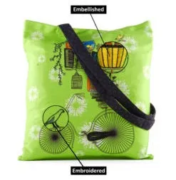 Brain Bridge Cycle Canvas Tote Bag