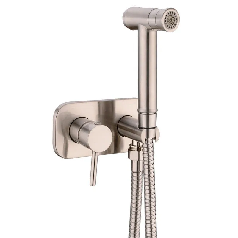 Brass Toilet Handheld Bidet Diaper Set