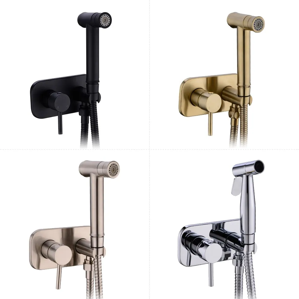 Brass Toilet Handheld Bidet Diaper Set