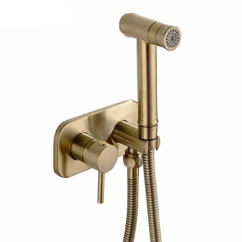 Brass Toilet Handheld Bidet Diaper Set