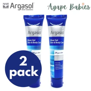 [Bundle Of 2] Argasol Silver Gel 24ppm (1.5oz/44ml)  Exp: 03/26