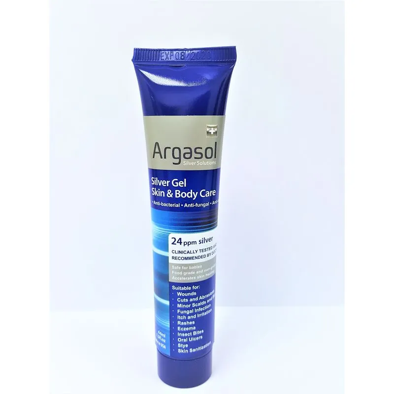 [Bundle Of 2] Argasol Silver Gel 24ppm (1.5oz/44ml)  Exp: 03/26