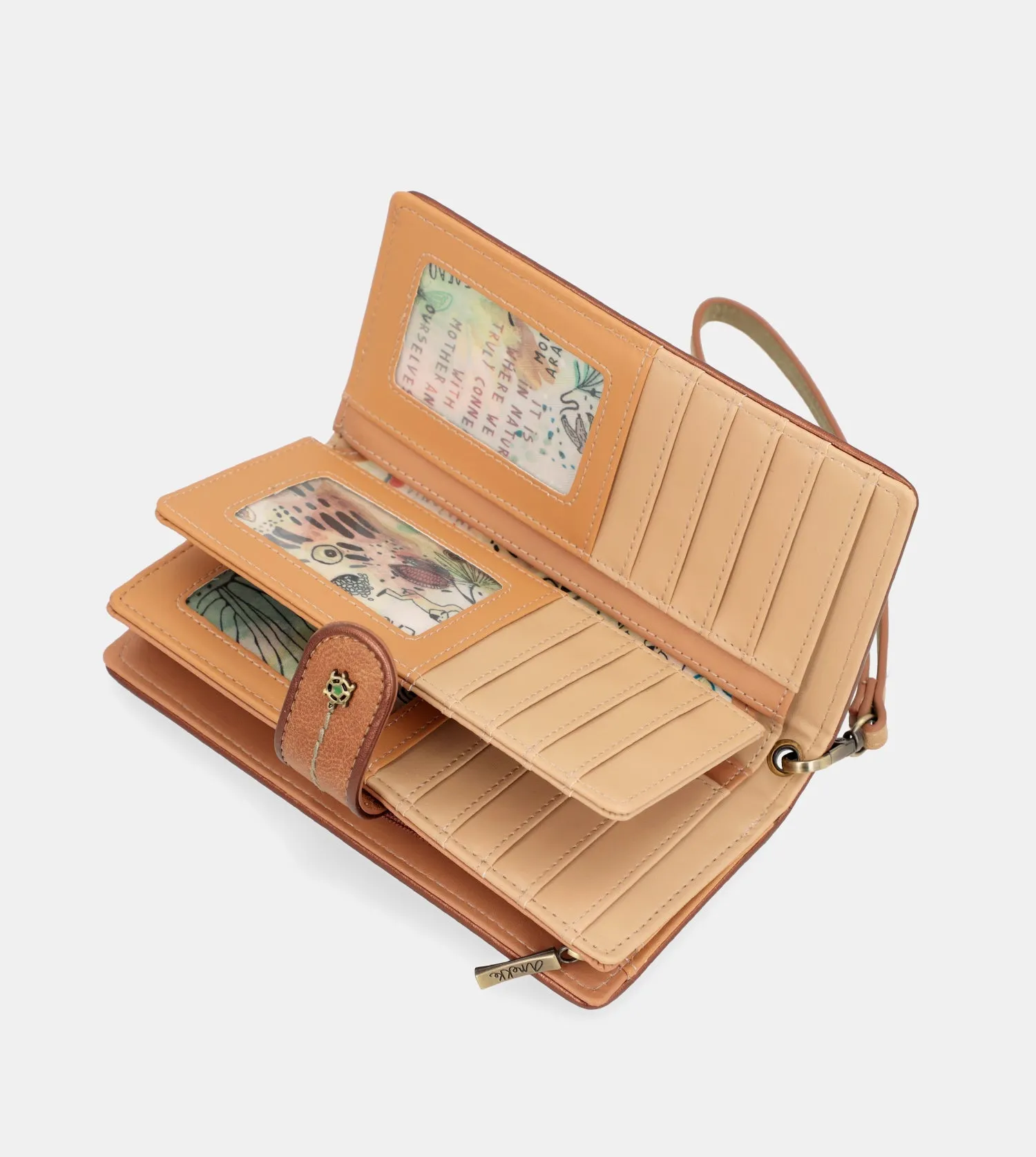 Butterfly large RFID wallet