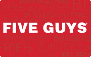 Buy Five Guys Gift Cards | Dyme Earth