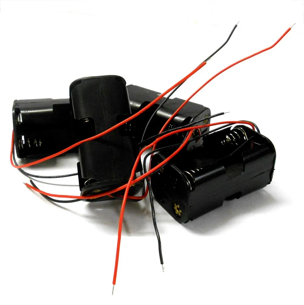 C1202-5V2 RC 4 x Battery Holder Case Box Pack 4 AA No Connector End