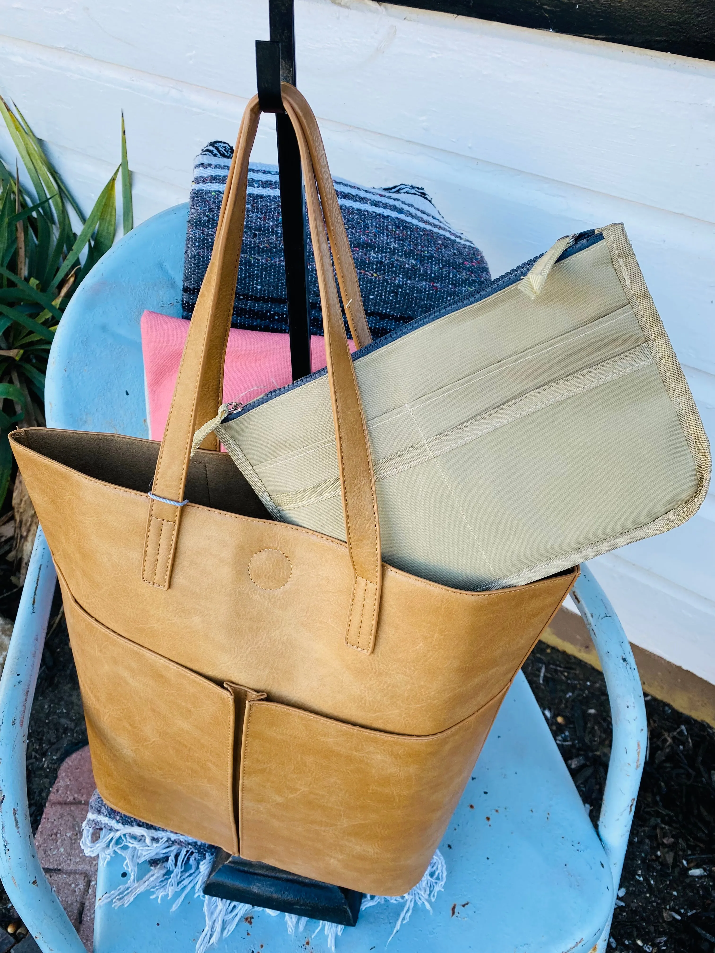 Camel Tote Handbag
