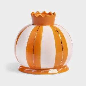 Candle holder jolly orange
