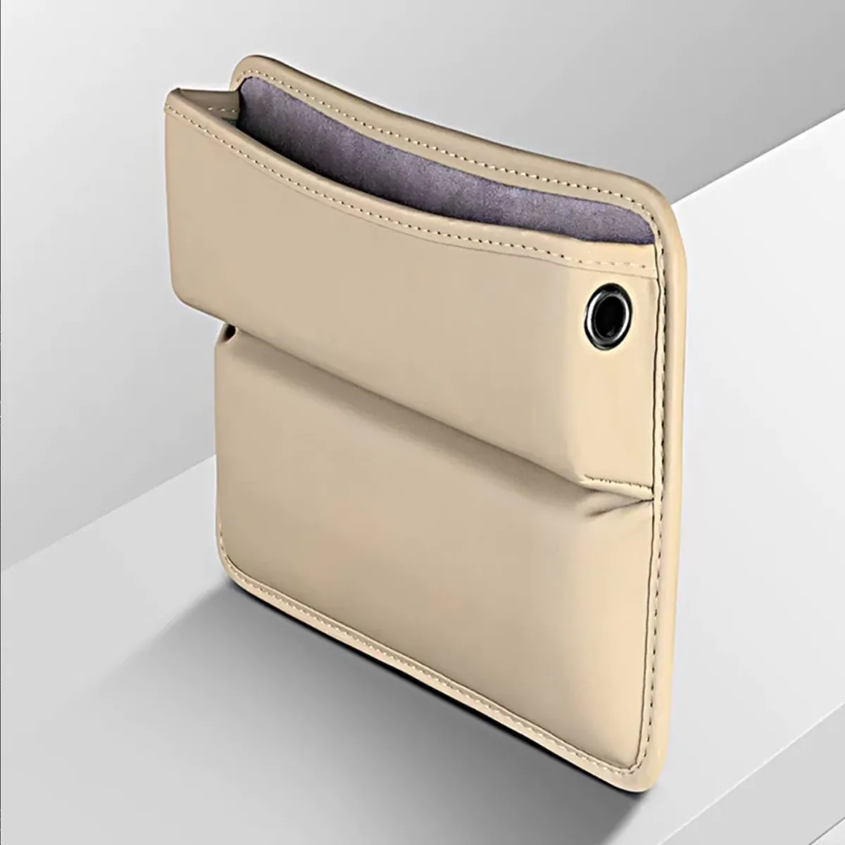 Car Seat Gap Filler Organizer, Custom-Fit For Car, Multifunctional PU Leather Console Side Pocket Organizer for Cellphones, Cards, Wallets, Keys WAMY226