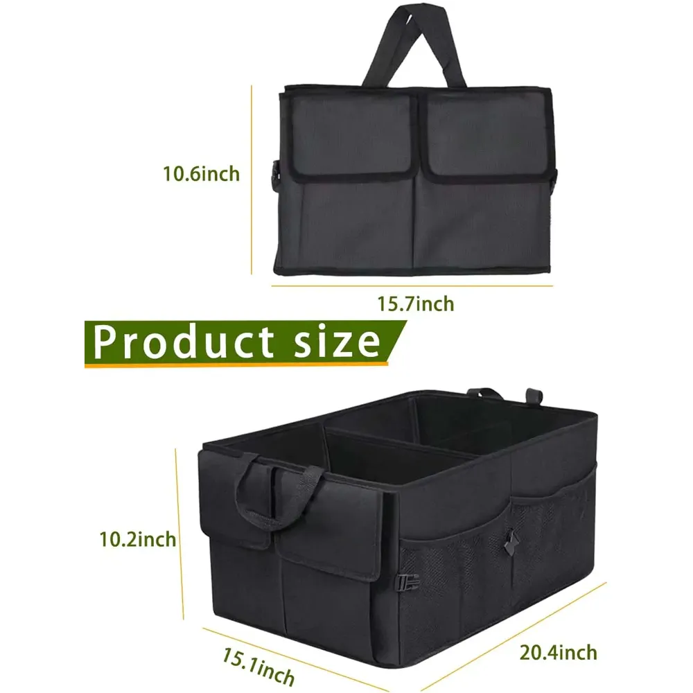 Car Trunk Organizer, Custom-Fit For Car, Foldable Car Trunk Storage Box, Storage Bag, Waterproof, Dust-proof, Stain-Resistant, Car Accessories WATY229