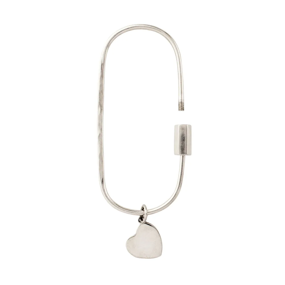Carabiner Key Holder with Heart Charm