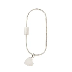 Carabiner Key Holder with Heart Charm