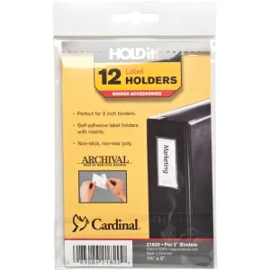 Cardinal HOLDit! Self-Adhesive Label Holders