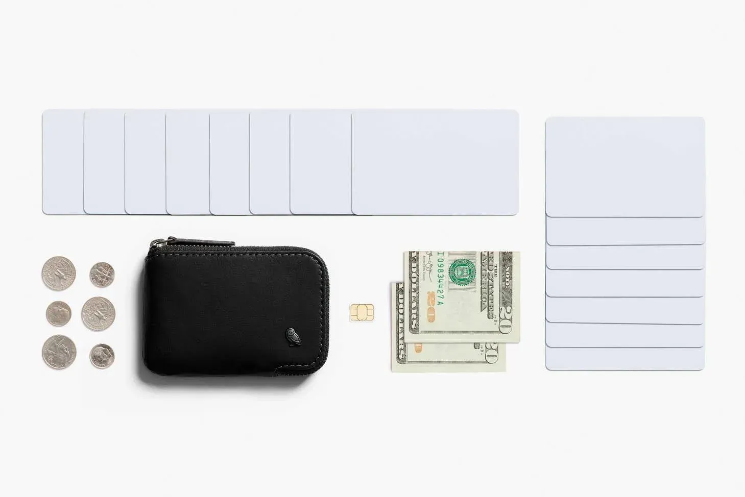 Cartera Card Pocket Black