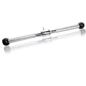 CFF 20" STRAIGHT CURL BAR W/RUBBER ENDS