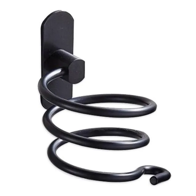 Chrome Finish Wall Mounted Hair Dryer Holder