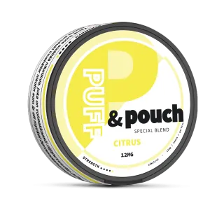 CITRUS 12MG - PUFF&POUCH NICOTINE POUCHES