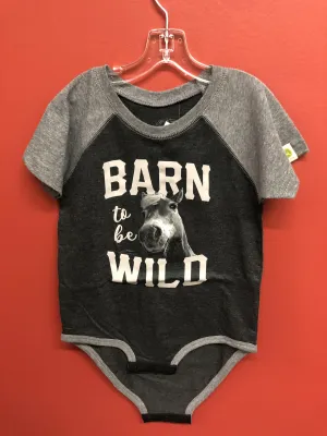CLD54304454-24M-Grey Body Suit - Barn to be Wild