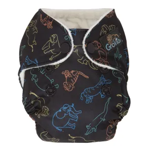 Clearance GroVia Newborn All-in-One Cloth Diaper - Discontinued Prints