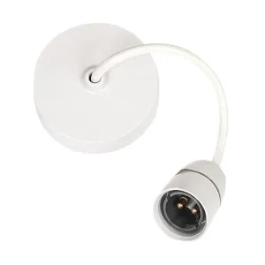 Click Mode Essentials 6 Inch 150mm T2, BC (B22) Bayonet Cap Ceiling Pendant Set With Lampholder