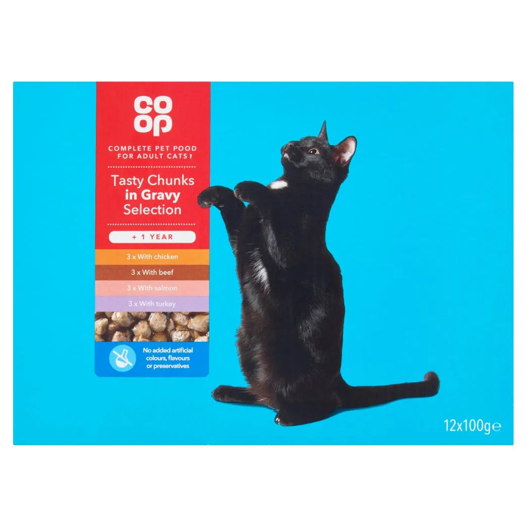Co-Op Variety Cat Pouches 12 x100g