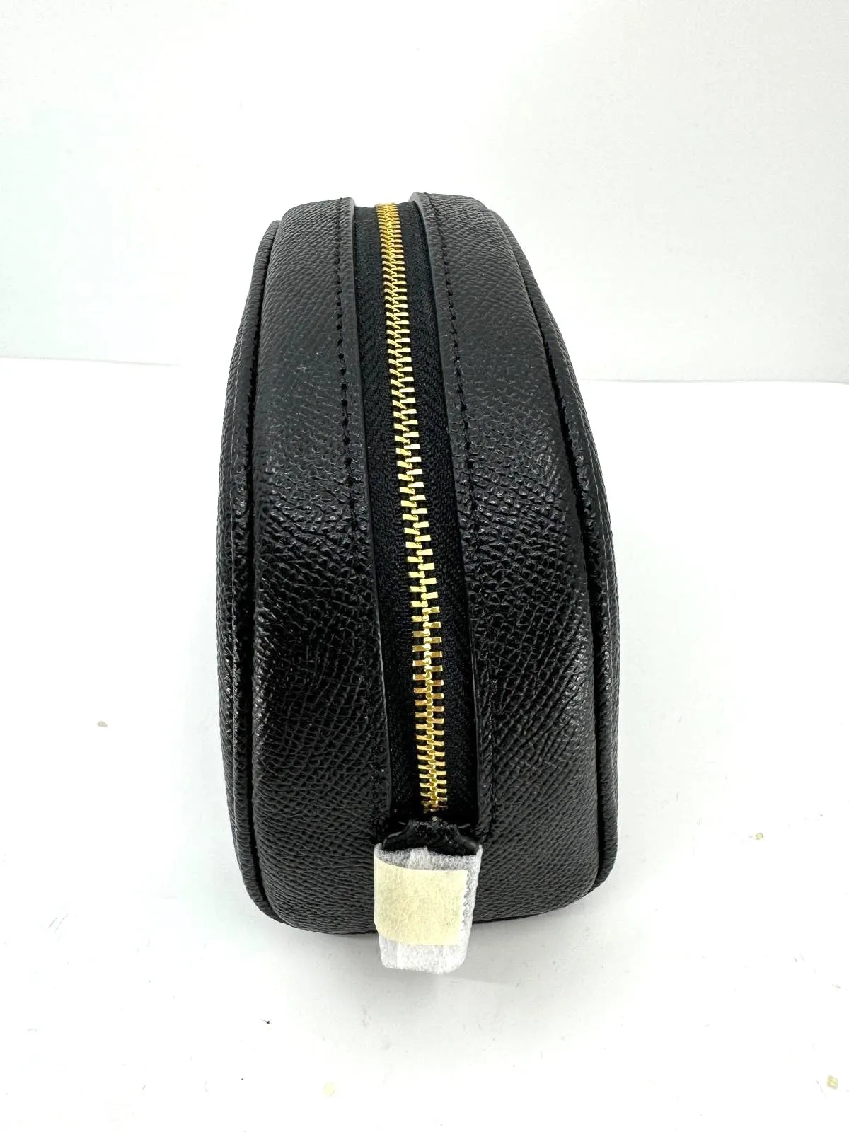 COACH CROSSGRAIN LEATHER DOME COSMETIC POUCH