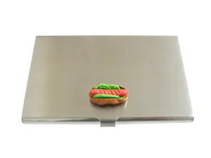 Colored Hot Dog Business Card Holder