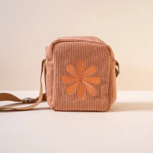 Corduroy Crossbody Bag Dusty Pink