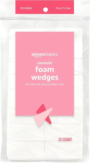 Cosmetic Foam Wedges for Makeup, 32 Count